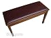 Walnut Grand Piano Bench with Music Storage