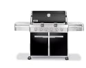 Weber 1751001 Summit E-620 Grill, Propane, Black