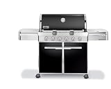 Weber 1751001 Summit E-620 Grill, Propane, Black