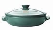 Emile Henry Flame Top 12 Inch Round Brazier, Green