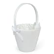 Cathy's Concepts Starlight Flower Girl Basket, White