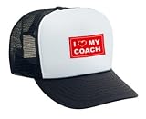 I LOVE MY COACH Adult Mesh Back Cap / Hat