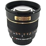 Rokinon 85M-O 85mm F1.4 Aspherical Lens for Olympus (Black)