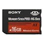 Sony Memory Stick PRO-HG Duo HX 16 GB with USB Reader MSHX16G (Black)