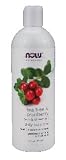 Now Foods Tea Tree, Cranberry Bath and Shower Gel, 16-Ounce