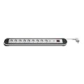 Wentronic Steckerdosenleiste �berspannungsschutz (9x Schuko Kindersicherung) 1,4 m