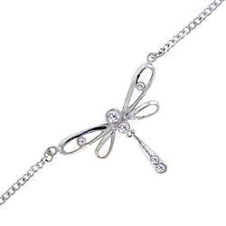 Crystalline Dragonational Football Leaguey Jeweled Back Belly Chain