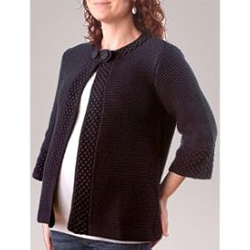 Buy A Pea in the Pod Collection: 3 4 Sleeve 1 Button Closure Maternity Sweater Jacket by A Pea in the Pod