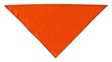 Dog Supplies Plain Bandana Orange Large
