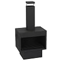 Terrassenkamin, Feuerkorb, Feuerschale, Ofen, Kamin! H�he: 120cm
