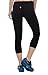 A.S T-Party Basic Fold Over Waist Capri Leggings