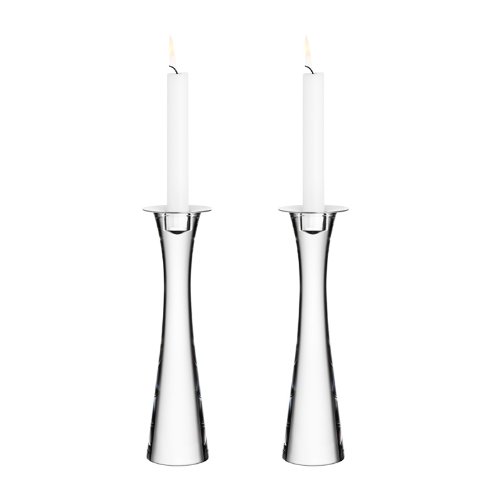 Orrefors Houston Candlestick with insert 2-Piece