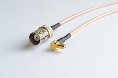 2pcs GPS Antenna Connector Adapter - Convert MCX (Male) to BNC (Female) Garmin MCX GPS Receiver Compatiable 15cm