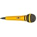 Mr Entertainer Plastic Karaoke Microphone Yellow
