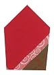 Durable Flat Weave Jacquard 100% Cotton Christmas Green and Red Twirl Napkins 22x22 Inches Set of Six