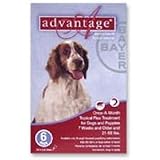 Advantage Flea Control for Dogs 21-55 lbs. (Twelve Dose (12-applications))