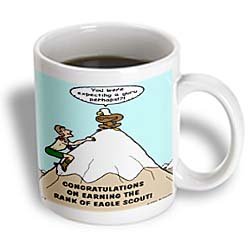 Rich Diesslins Funny KNOTS Scouting Cartoons - Eagle Scout Rank - Mugs