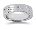 0.10 CTW Men's Diamond Ring in Platinum