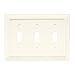 Brainerd 64548 Wood Architectural Triple Toggle Switch Wall Plate / Switch Plate / Cover
