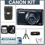 Canon PowerShot S95 Digital Camera Kit, with 8GB SD Memory Card, Spare NB-6L Type Lithium-ion Battery, Camera Case, Professional Lens Cleaning Kit, Table Top Tripod, USB 2.0 SD Card Reader