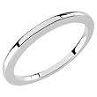14K White Gold Regal Slim Band