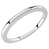 14K White Gold Regal Slim Band