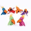 12pc Bird Plush Finger Puppet Set