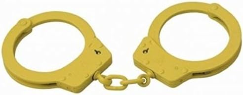 CTS Thompson 1010 YELLOW Police Security Corrections Jailer Pro Chain Handcuffs
