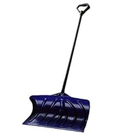 Suncast SP2725 27-Inch Snow Shovel/Pusher And D-Grip Handle, Navy