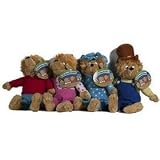 Complete Set of 4 Berenstain Bears Plush Dolls