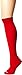 ASICS All Sport Field Knee High Socks, Red, X-Large