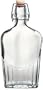 30 Piece Master Case - 8 Ounce (250ml) Glass Pocket Flask Bottle From Italy with Swing Top