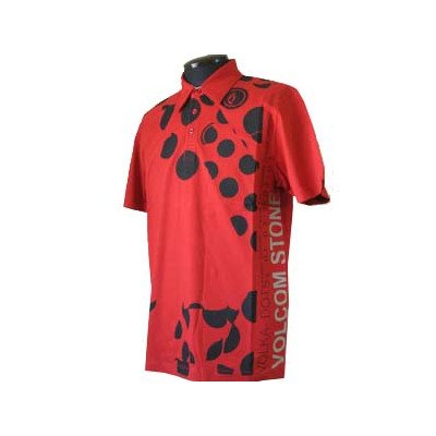 (ボルコム) Volcom Polka Polo S/S ポロシャツ・Red(XL)