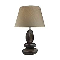 Dimond 3954/1 19-Inch Tall 1-Light Table Lamp, Natural Stone Finish