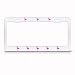 Pink Flamingo Animal Metal license plate frame Tag Holder