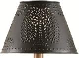 Black Willow Tree Punched Tin 10" Lamp Shade