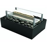Homedics Illumine Harmony Luminous Tabletop Fireplace, Black ~ HoMedics
