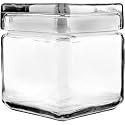 1 Quart Stackable Square Jars (85587RAH) Category: Storage Glassware