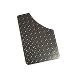 Highland 1007700 Aluminum Heavy Duty Diamond Plate Splash Guard by Highland