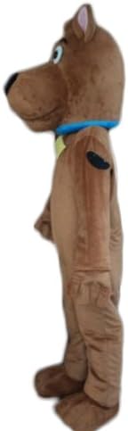 MaxCos Scooby Doo Dog Adult Size Mascot Costume, L,Chocolate