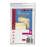 SMEAD MANUFACTURING CO. / SMD67156 / Alpha-Z Color-Coded First Letter Name Labels, Letters E & R, PE, 100/Pack / Sold as 1 PK
