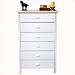Venture Horizon Nouvelle 6 Drawer Chest in White Finish
