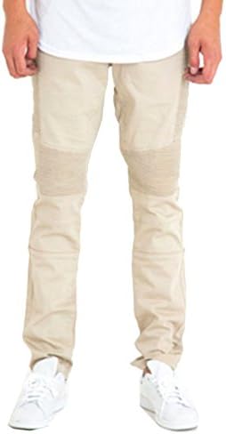 Crysp Jordan Biker Denim Jeans In Khaki Size 36