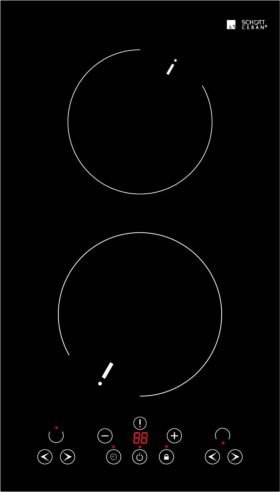 RambleWood 2 hobs Induction Cooktop, 2800W