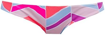 Zinke Chloe Summer Chevron Reversible Brazilian Bikini Bottom (L, Summer Cheveron)