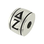 Delta Zeta Barrel Sorority Bead Charm Fits Most Pandora Style Bracelets Including Pandora Chamilia Kera Zable Troll and More. High Quality Bead in Stock for Fast Shipping