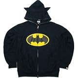 Size【S】A BATHING APE(ア ベイシング エイプ) ×DCコミック バットマンエンブレムジップパーカー 紺【紺黄】【新品】