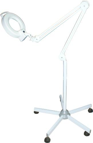 Rolling Adjustable Magnifying Lamp Mag Light Salon Spa