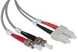 SC / ST, Multimode, Duplex Fiber Optic Cable, 50/125, 2 Meter (6.6 ft)