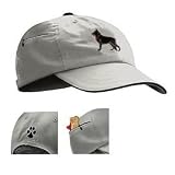 Baseball Cap with German Shepherd Black Profile